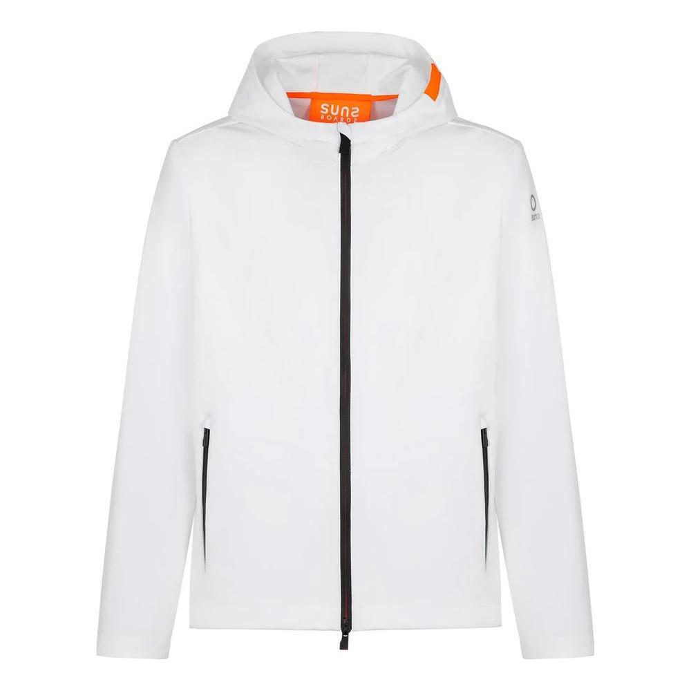 Suns White Polyester Jacket