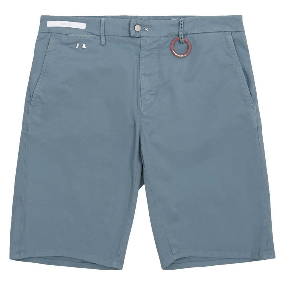 Tramarossa Light Blue Linen Men Short