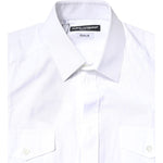 Dolce & Gabbana White GOLD Button Down Casual Men Polo Shirt