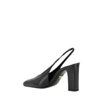 Prada Black Calf Leather Pumps 11838N-37.5-FBB-374