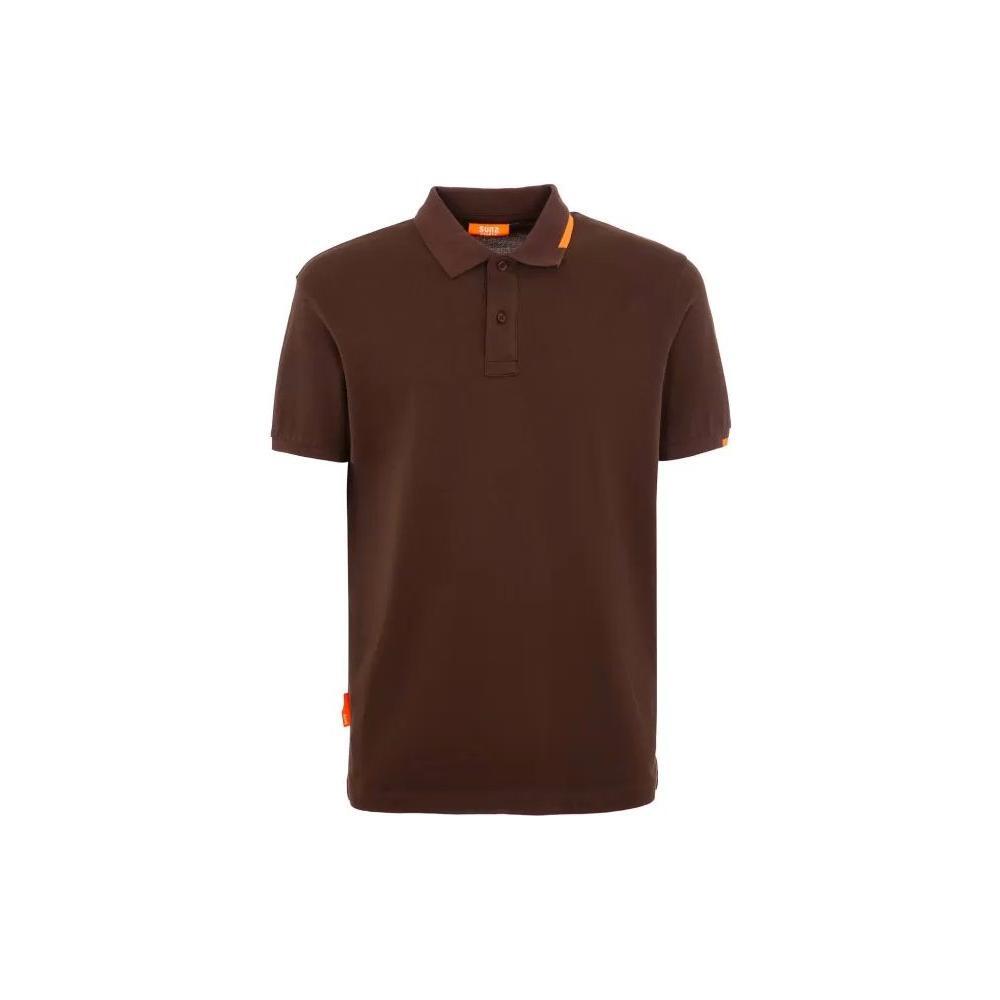 Suns Brown Cotton Polo Shirt SU-15048-S