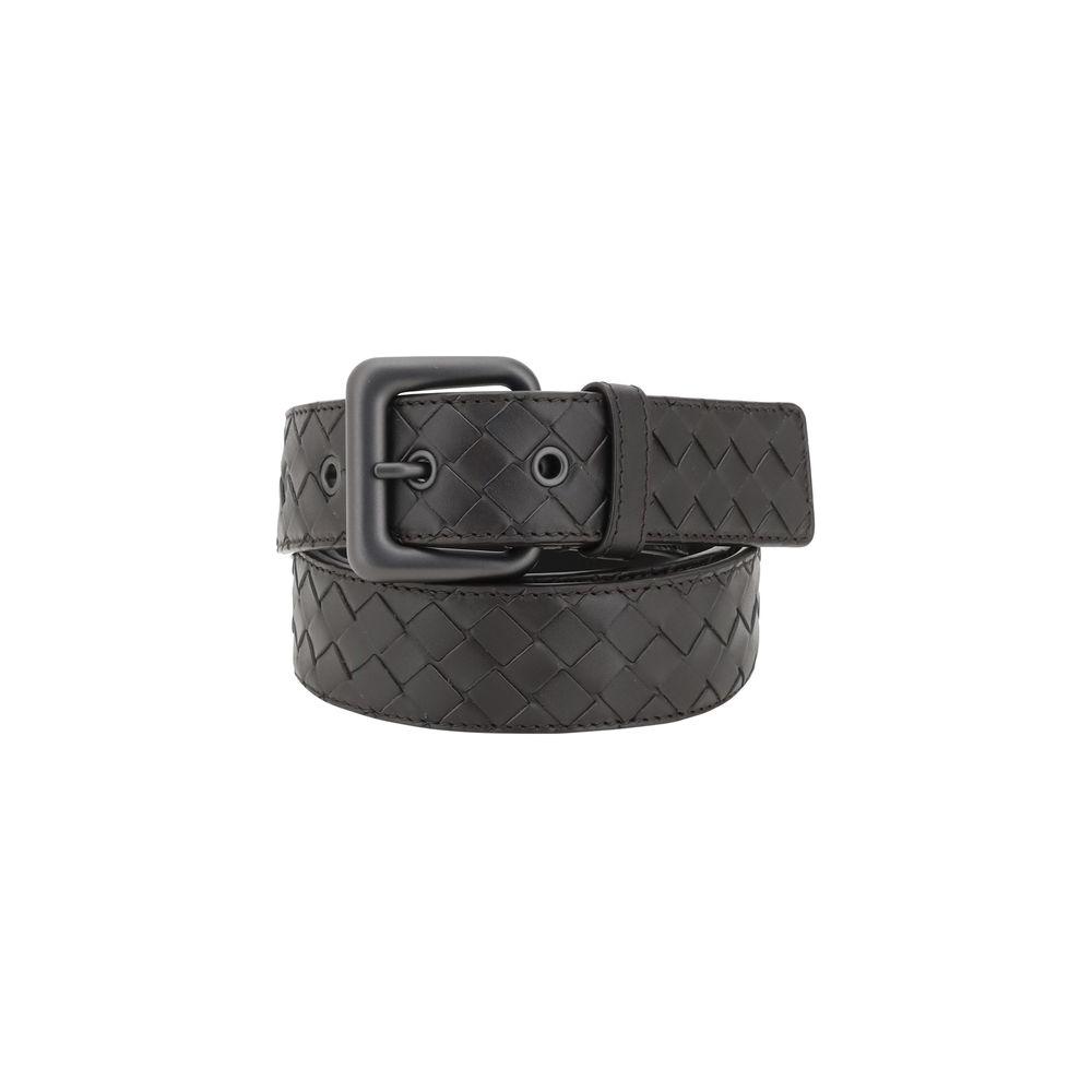Bottega Veneta Iconic intrecciato Belt Bottega Veneta Dark Slate Gray