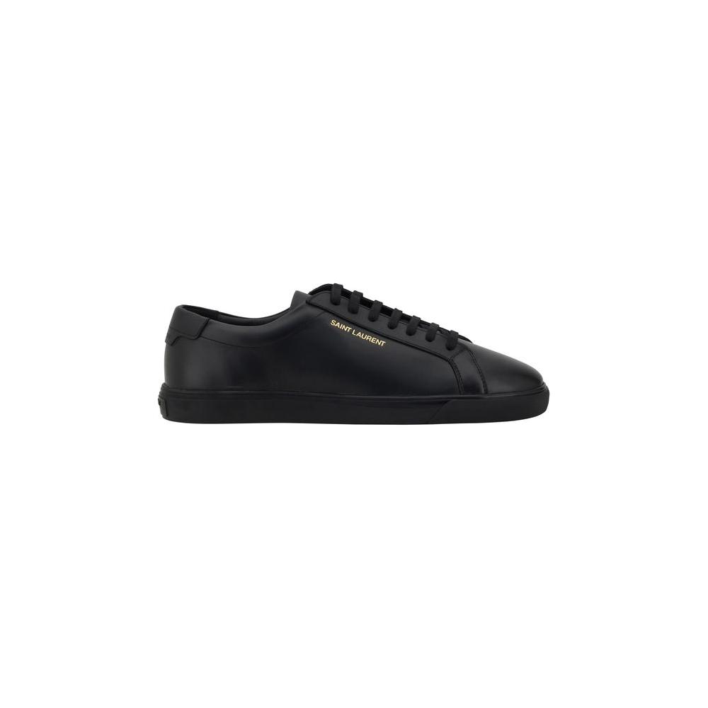 Saint Laurent Leather Sneakers Saint Laurent Dark Slate Gray