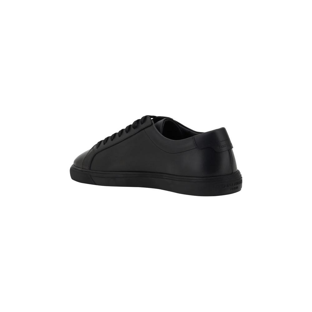 Saint Laurent Leather Sneakers Saint Laurent Dark Slate Gray
