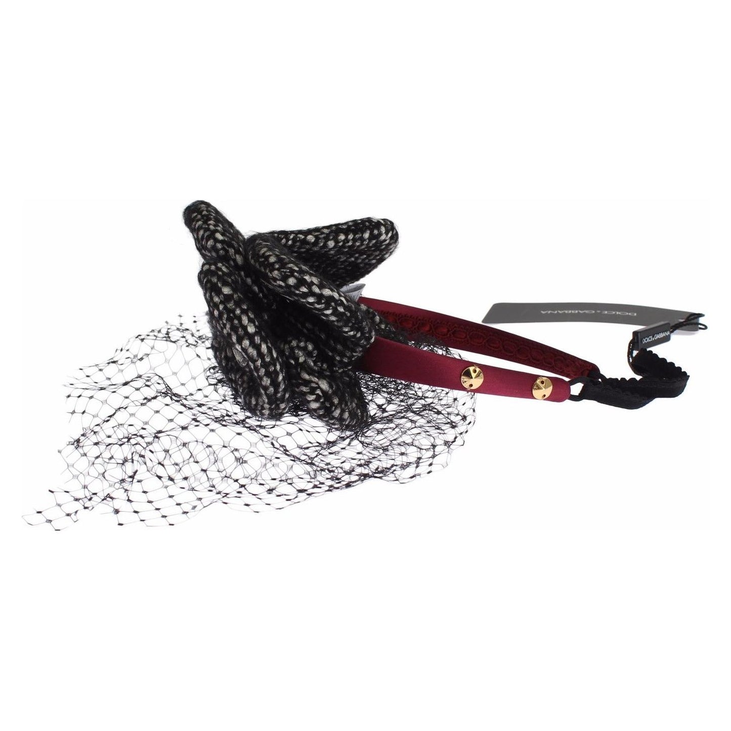 Dolce & Gabbana Pink Silk Crystal-Studded Headband Diadem Dolce & Gabbana Lavender