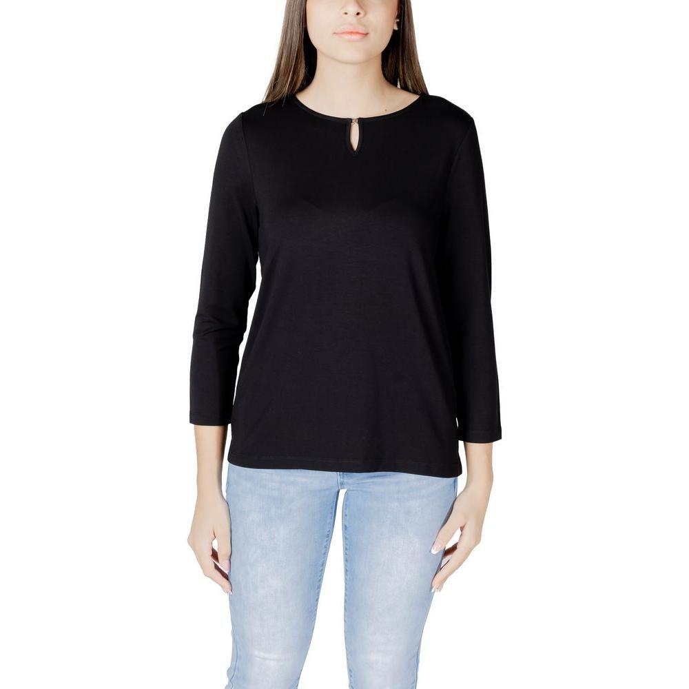 Street One Black Viscose Tops & T-Shirt