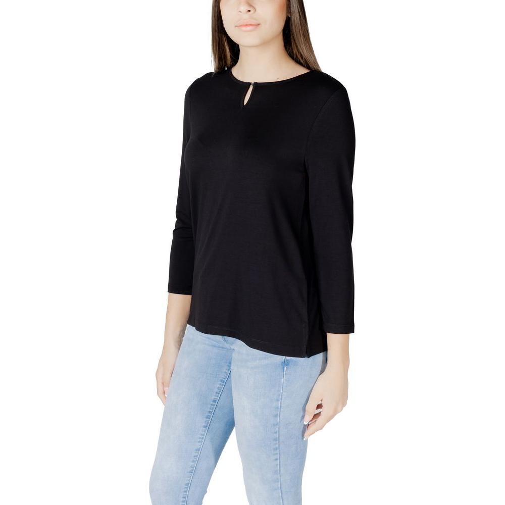 Street One Black Viscose Tops & T-Shirt