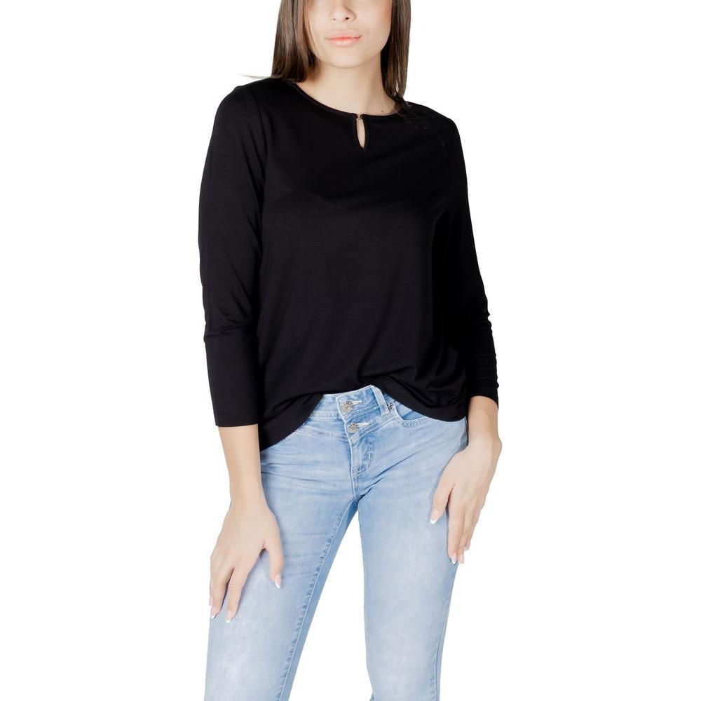 Street One Black Viscose Tops & T-Shirt