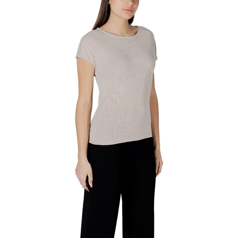 Street One Beige Polyester Tops & T-Shirt Street One Black