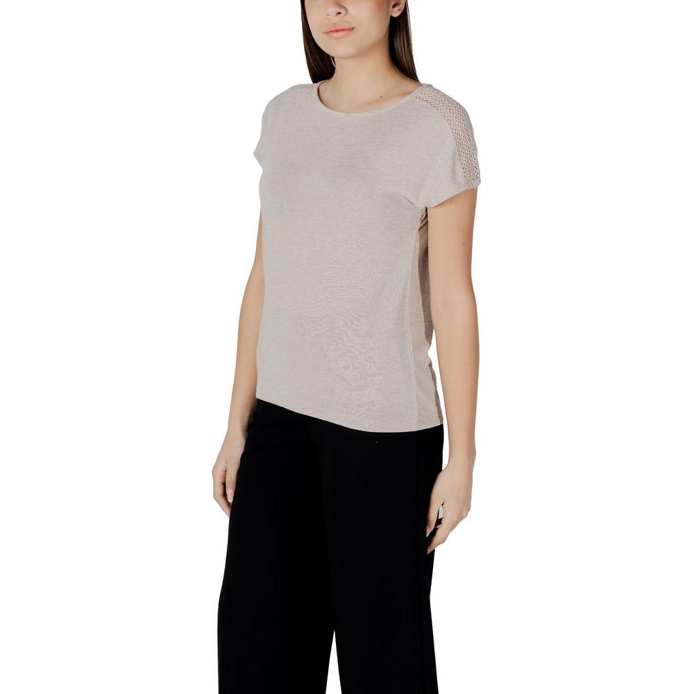 Street One Beige Polyester Tops & T-Shirt Street One Black
