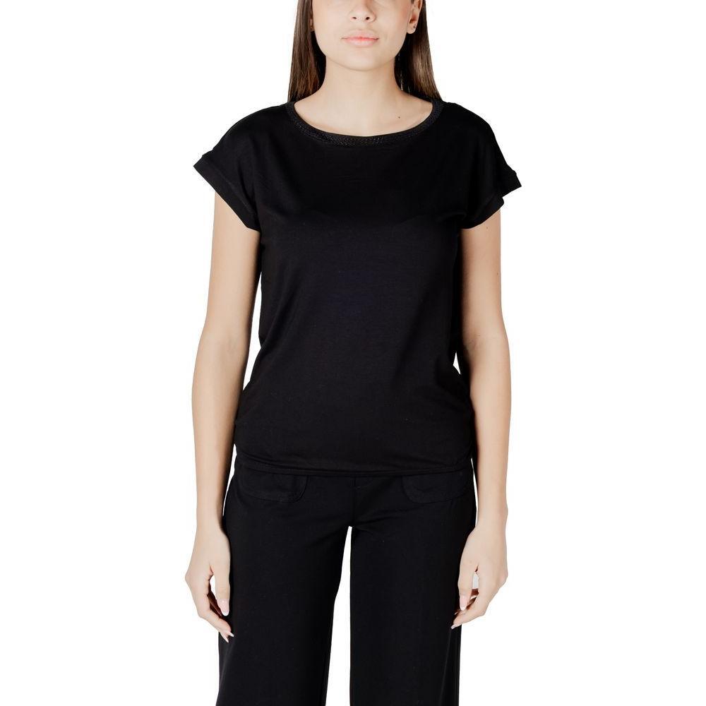 Street One Black Viscose Tops & T-Shirt