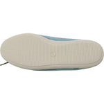 Pantofola D'Oro Sky Blue Suede Lace Bow Loafers Ballet Flat Shoes