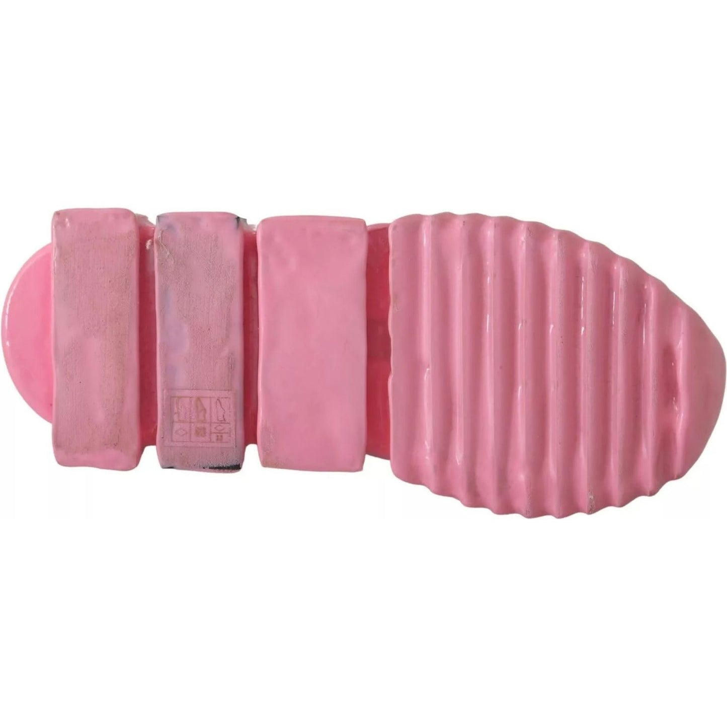 Dolce & Gabbana Pink Low Top Sorrento Sneakers Slip On Casual Shoes