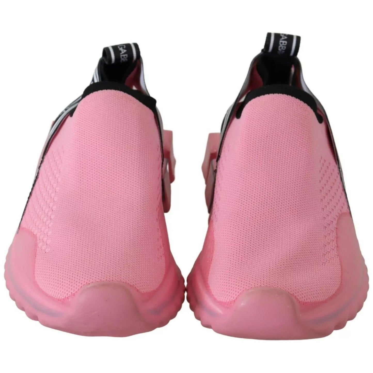 Dolce & Gabbana Pink Low Top Sorrento Sneakers Slip On Casual Shoes