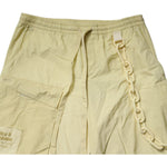 Dolce & Gabbana Yellow Nylon Cargo Chain Men Jogger Pants