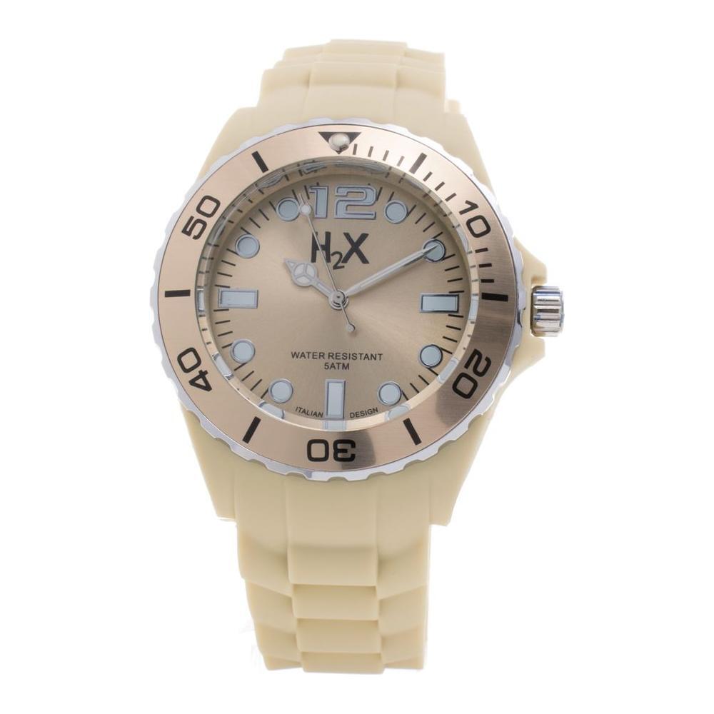 Haurex Cream Rubber Watch