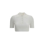 Courrėges Cropped Polo Shirt