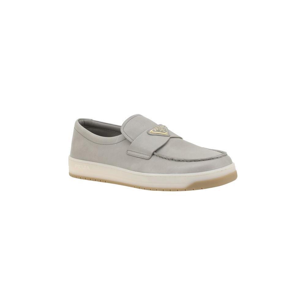 Prada Logoed Loafers