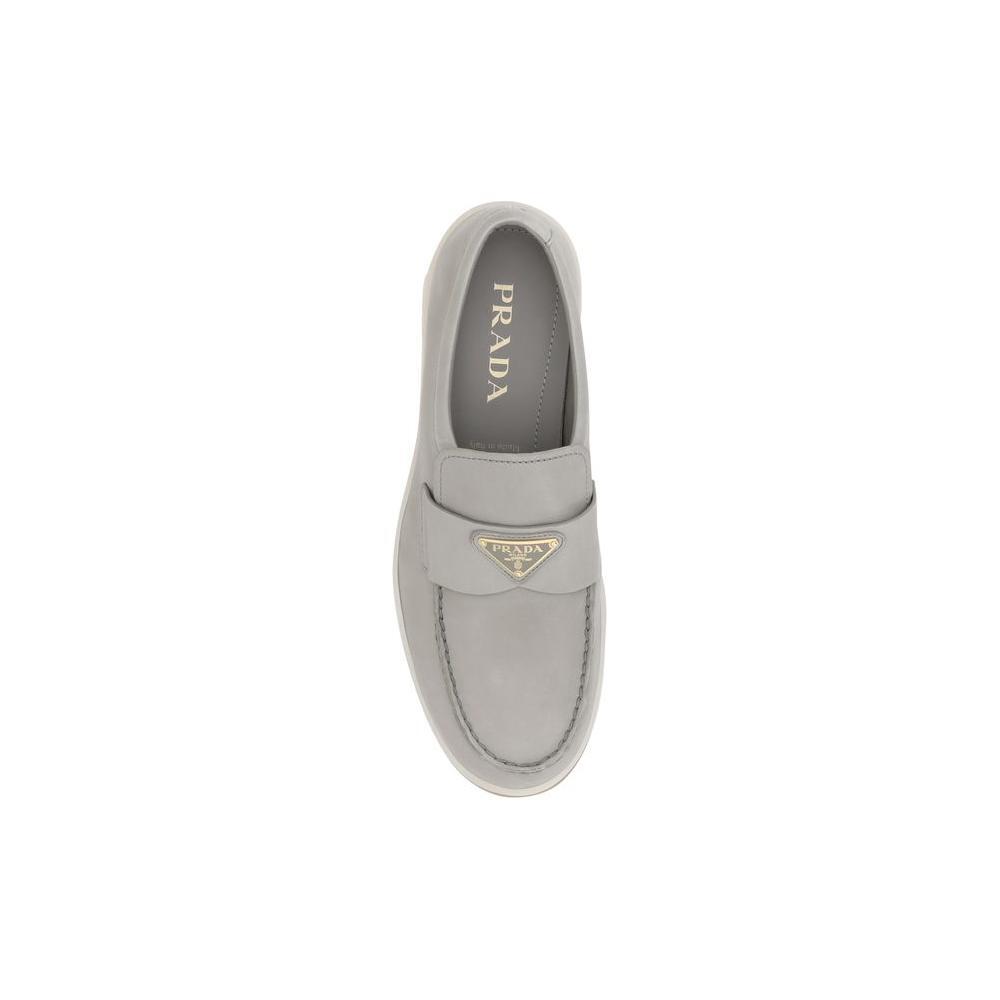 Prada Logoed Loafers
