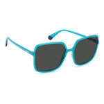 Polaroid Blue Plastic Sunglasses POPLD6128SMVUM9AC
