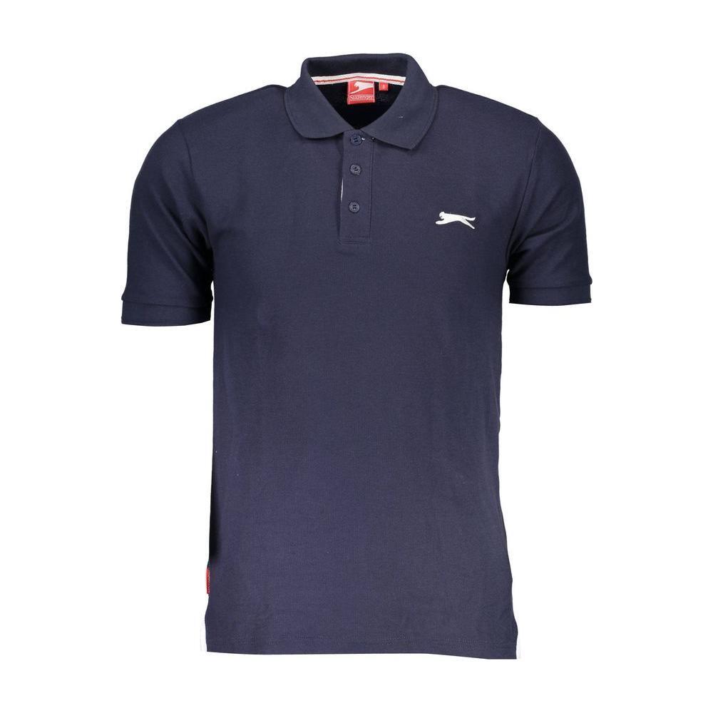 Slazenger Blue Cotton Polo Shirt