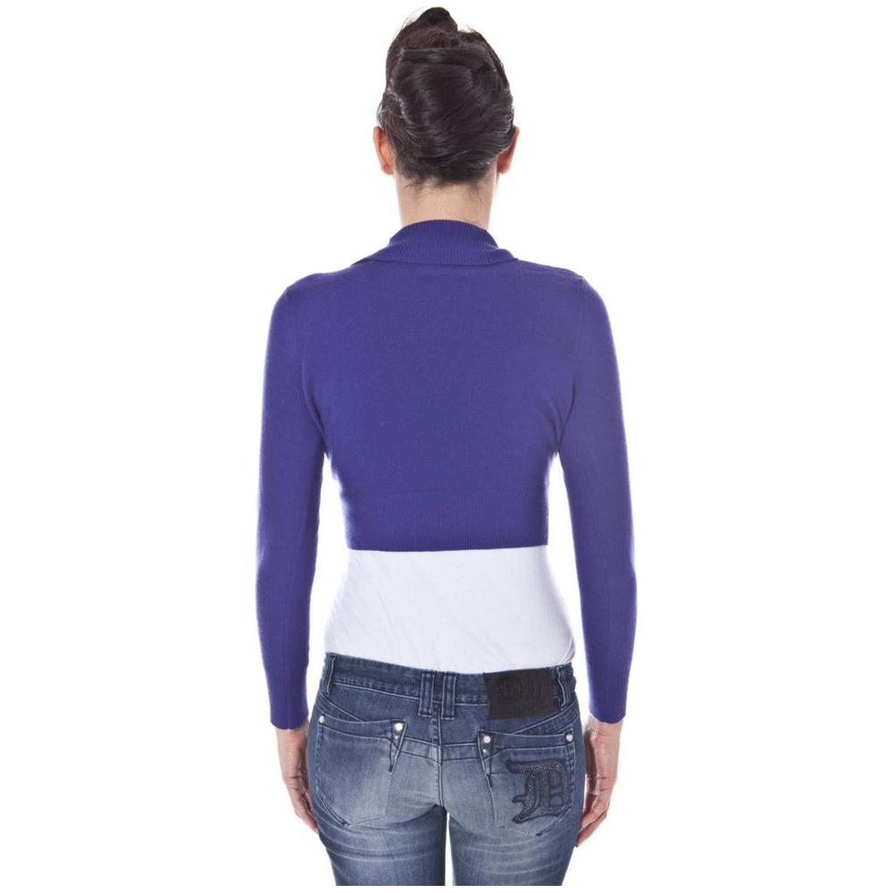 Datch Purple Wool Sweater Datch Dark Slate Blue