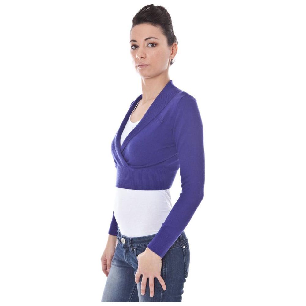 Datch Purple Wool Sweater Datch Dark Slate Blue