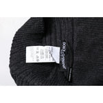 Dolce & Gabbana Black Cashmere Knitted Neck Warmer Foulard Scarf MS7356