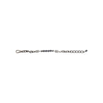 Dolce & Gabbana Silver Tone Chain Lobster Clasp Logo Gray Pearls Bracelet