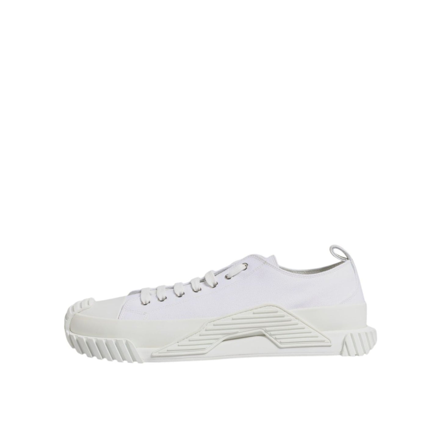 Dolce & Gabbana White Leather Low Top NS1 Sneakers Shoes MV7222-44