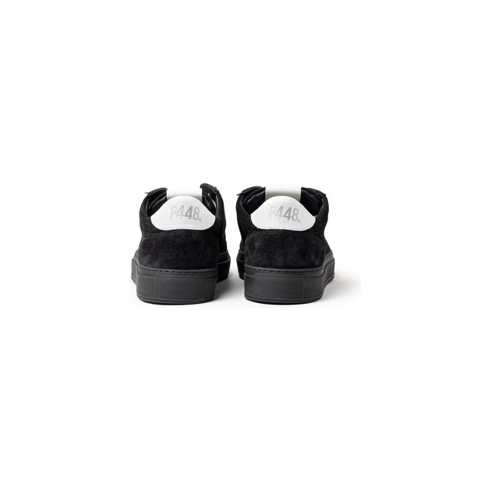 P448 Black Suede Leather Sneaker P448 Lavender