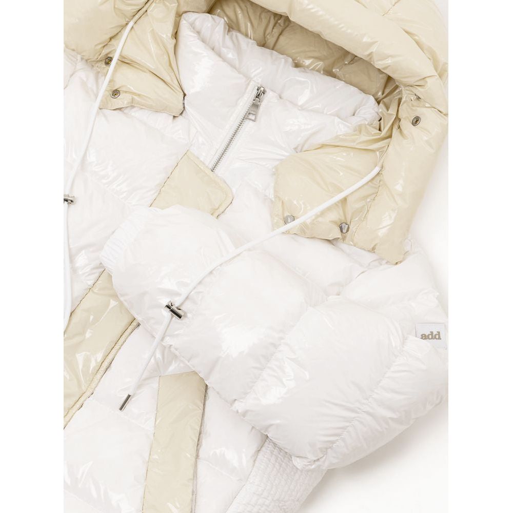 Add White Polyamide Jackets & Coat Add Antique White