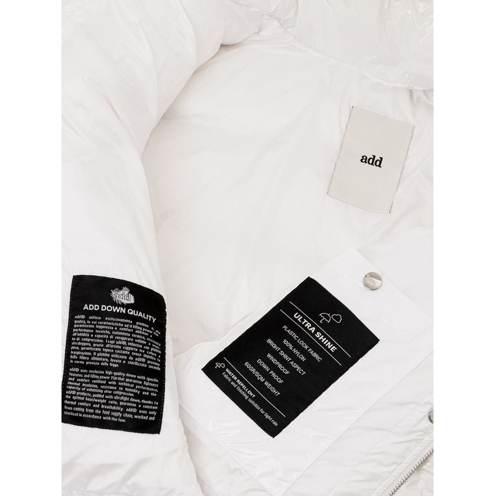 Add White Polyamide Jackets & Coat Add Antique White