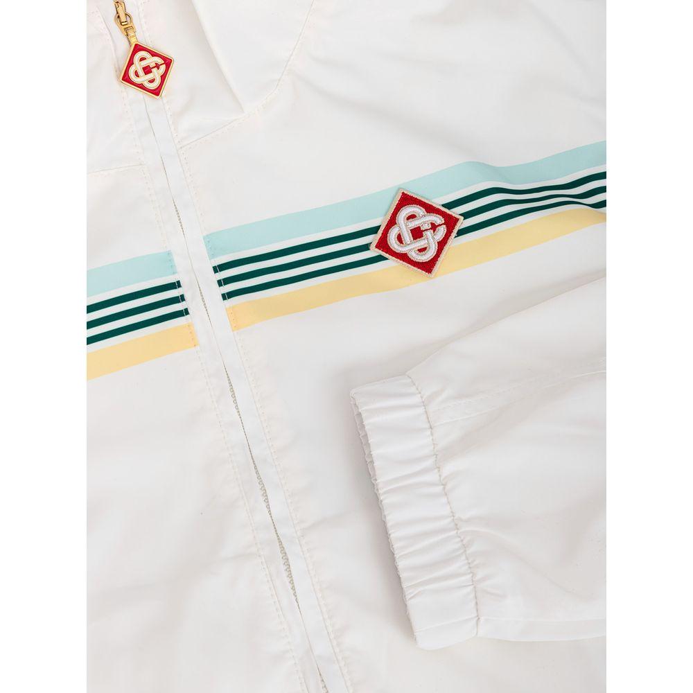 Casablanca White Polyester Sweater Casablanca Light Gray