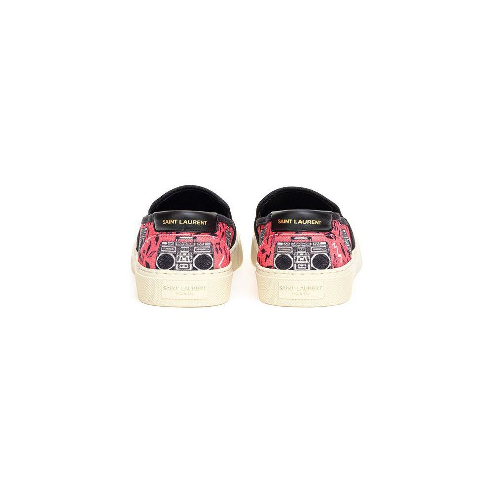 Saint Laurent Pink Cotton Sneaker Saint Laurent Light Gray