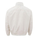 Armani Exchange Beige Polyamide Jacket for the Modern Man Armani Exchange Light Gray