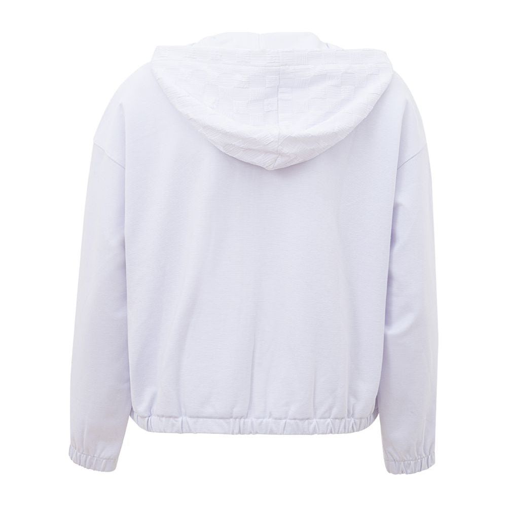 Armani Exchange Chic White Viscose Sweater for Women Armani Exchange Lavender