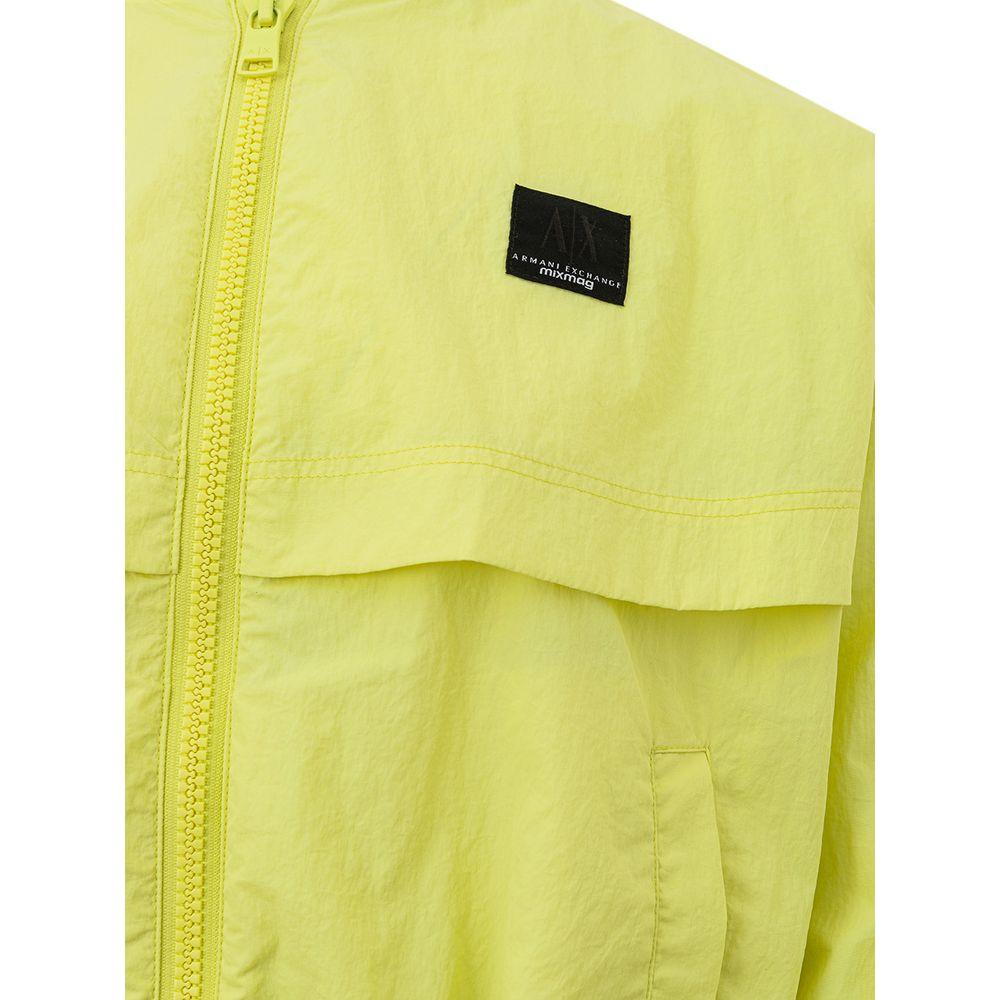 Armani Exchange Chic Yellow Polyamide Jacket for Women Armani Exchange Light Goldenrod
