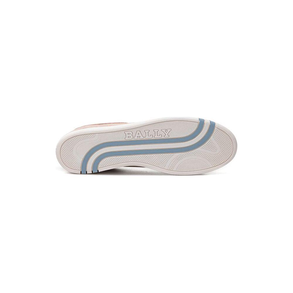 Bally Elegant Pink Leather Sneakers Bally Gray
