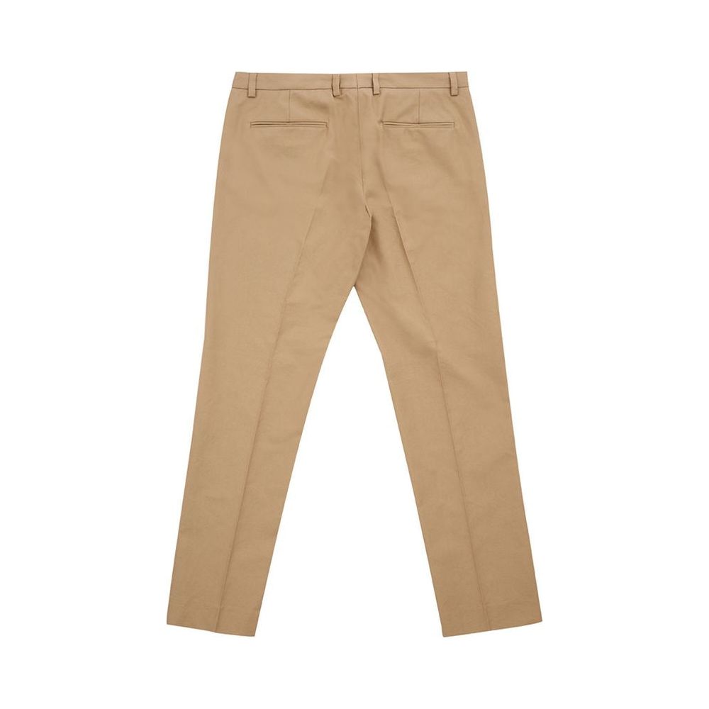 Lardini Elegant Brown Cotton Trousers for Women Lardini Rosy Brown