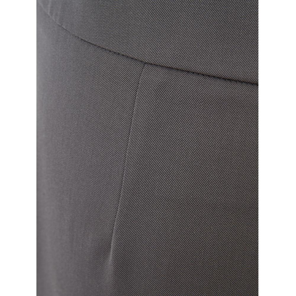 Lardini Chic Gray Wool Trousers for Sophisticated Style Lardini Dim Gray