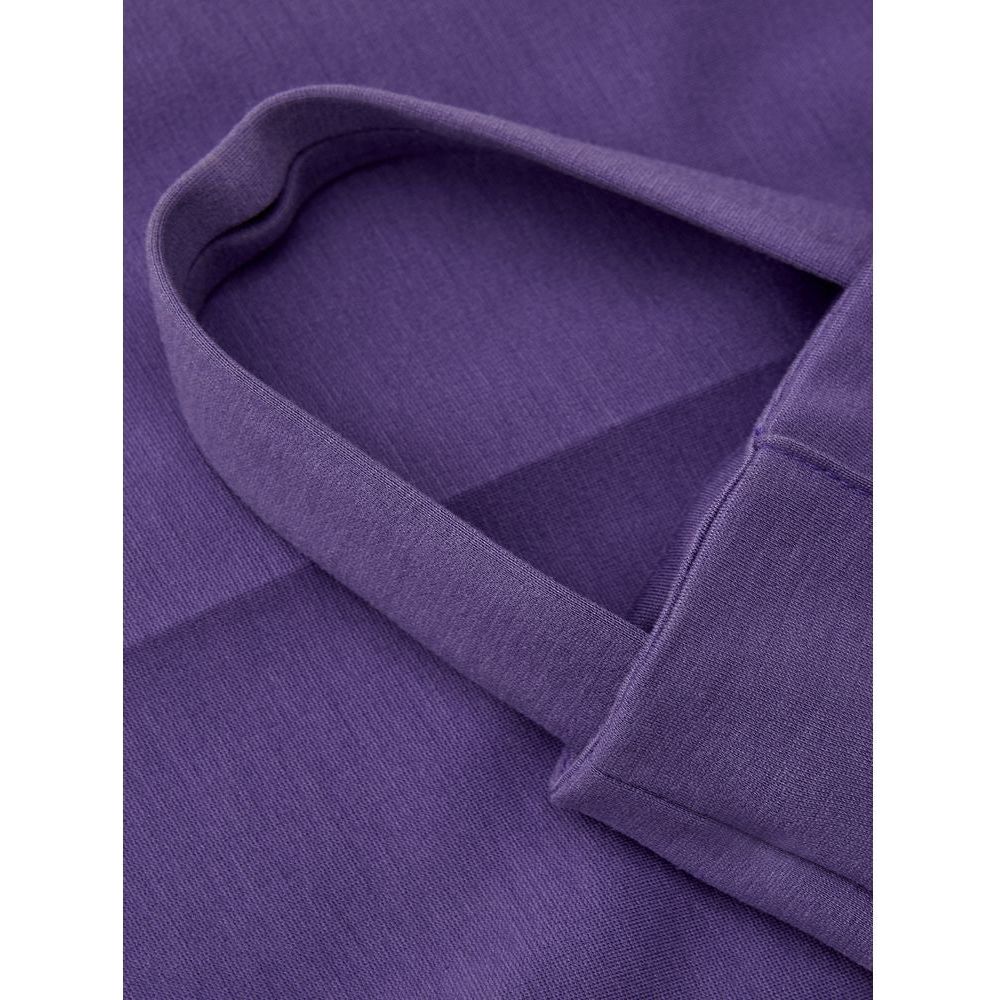 Lardini Elegant Purple Viscose Pants Lardini Dark Slate Blue