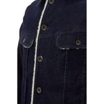 Lardini Blue Cotton Jacket Lardini Black