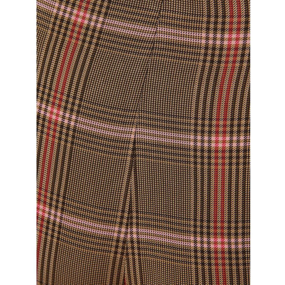 Lardini Elegant Brown Viscose Pants for Women Lardini Dark Slate Gray