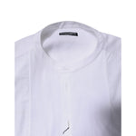 Dolce & Gabbana White Cotton Button Down Long Sleeves Shirt TSH878493-45