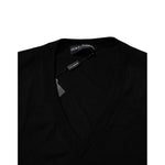 Dolce & Gabbana Black Camouflage V-neck Pullover Sweater TSH84603-54