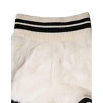 Dolce & Gabbana White Faux Fur High Waisted Hot Pants Short SKI2068-44