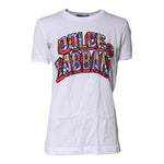 Dolce & Gabbana White Cotton Logo Print Round Neck T-shirt TSH87013-36