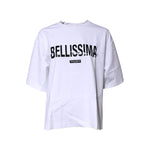 Dolce & Gabbana White Bellissima Cotton Crew Neck T-shirt TSH87168-46