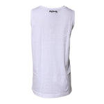 Dolce & Gabbana White Cotton Anchor Chain Embroidery Tank Top TSH87169-40